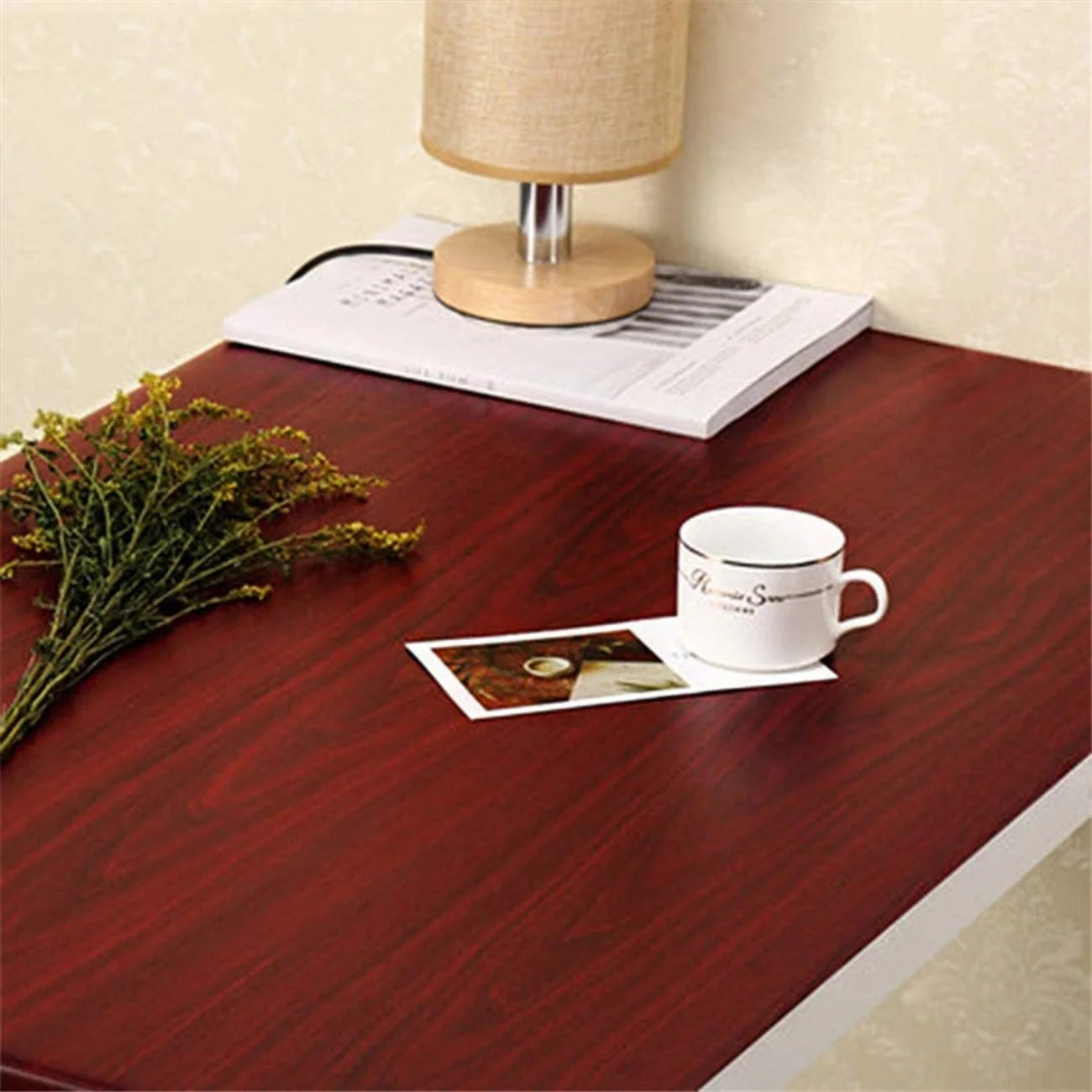 Self-Adhesive Wooden Sheet | Peel & Stick Wallpaper for Furniture Walls Kitchen Decor | YM504