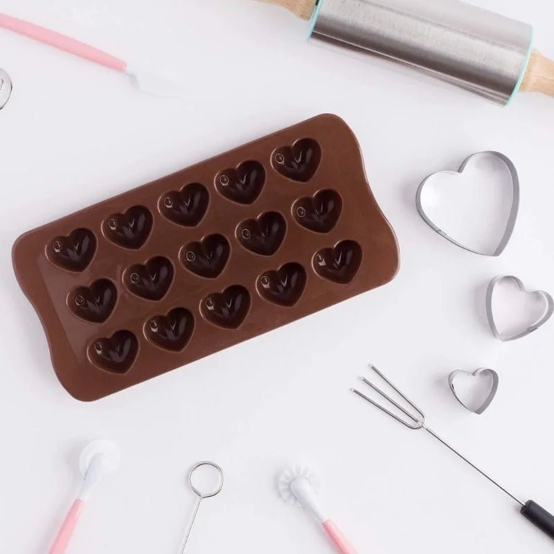 Silicone Chocolate Molds Shapes | Non-Stick Candy & Cake Making Mold for Kids & Adults | Random Shapes - FashionShoqeen.com