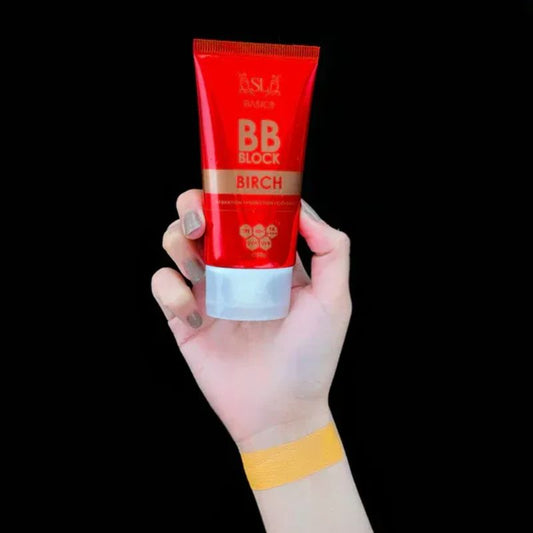 SL Basics BB Block SPF 50g | Tinted Sunscreen with Vitamin E, Lotus & Niacinamide