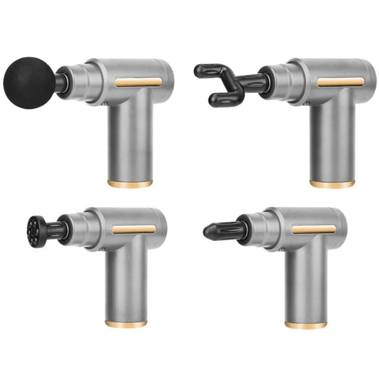 Deep Tissue Muscle Massage Gun | Fascia Relaxation Massage Gun with 6 Speed Levels & 4 Massage Heads | Random Color - FashionShoqeen.com