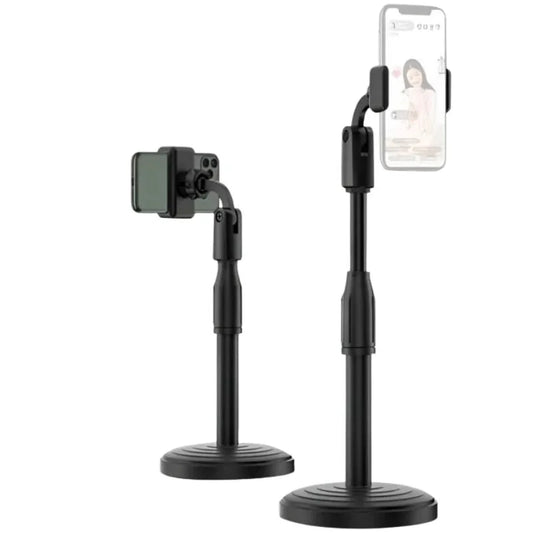 Adjustable Mobile Phone Stand with Flexible Gooseneck Arm | For Recording, Live Streaming & Video Calls | Stable Desk Mount Stand - FashionShoqeen.com