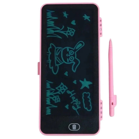 LCD Drawing Pen Case for Kids | Writing Tablet Pencil Box with Screen Lock & One-Key Erase | Random Color - FashionShoqeen.com