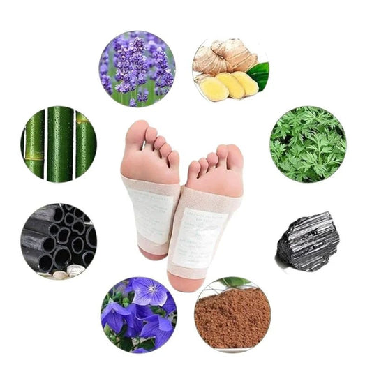 Kinoki Detox Foot Pads | Natural Cleansing Foot Patches for Stress Relief & Better Sleep - FashionShoqeen.com