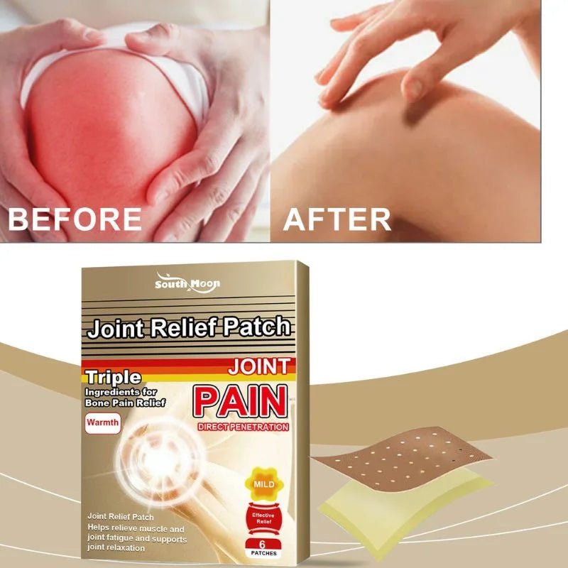 Japanese Pain Relief Patch for Joint & Muscle Care | Herbal Pain Relief Patch | Fast-Acting Warming Therapy | Breathable Adhesive Patch | Pack of 5 - FashionShoqeen.com
