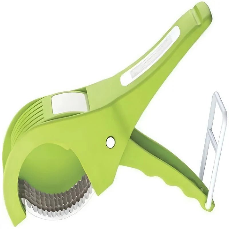 5 Blade Vegetable & Fruit Cutter and Slicer | Multipurpose Vegetable Chopper & Fruit Slicer | Kitchen Cutter with 5 Stainless Steel Blades | Multiple Colors - FashionShoqeen.com