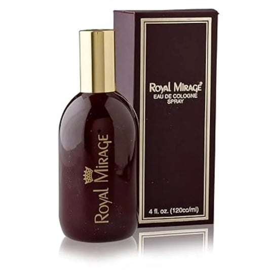 Royal Mirage Eau De Cologne Spray 120ml | Refreshing Long-Lasting Unisex Perfume