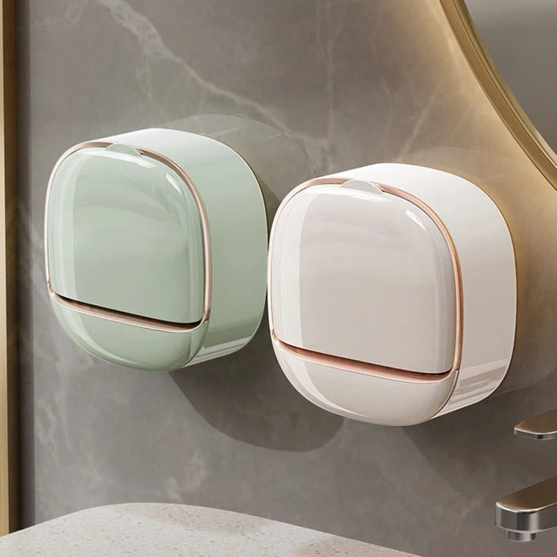 Wall Mounted Soap Holder with Drainage | Bathroom Soap Box Pakistan