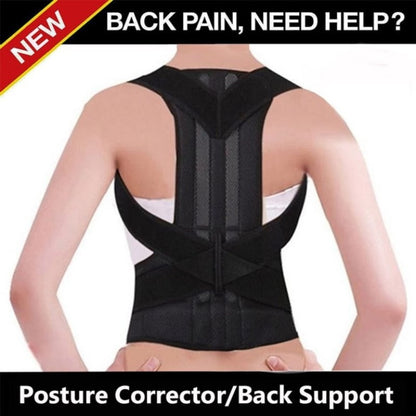 Back Pain Relief Posture Corrector Belt | Adjustable Support for Spine, Shoulder & Lumbar Alignment | XXXL