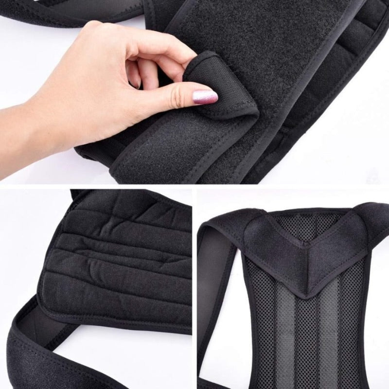 Back Pain Relief Posture Corrector Belt | Adjustable Support for Spine, Shoulder & Lumbar Alignment | XL