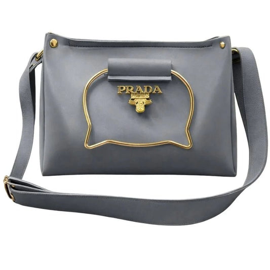 Gray Elegant Cat Handle Handbag for Girls & Ladies | Stylish Shoulder & Crossbody Bag with Gold Accents | Adjustable Strap - FashionShoqeen.com