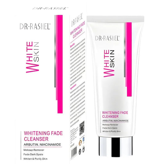 Dr. Rashel Whitening Fade Cleanser | Makeup Remover & Dark Spot Fading Face Wash with Arbutin & Niacinamide (80g) | Imported