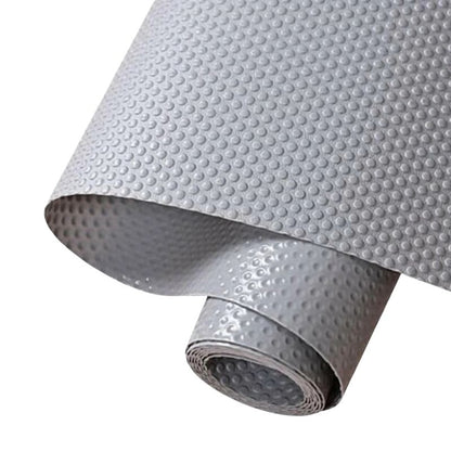 Anti-Slip Fridge & Shelf Mat | Waterproof Washable Liner for Kitchen Drawers Cabinets | Dark Grey