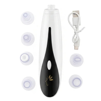 Rechargeable Blackhead Remover Vacuum Cleaner | Model FPLS-001 | Deep Pore Cleansing & Microdermabrasion Device