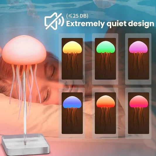 LED Jellyfish Lamp RGB Mood Light | Voice Control Fantasy Jellyfish Night Light | Decorative Bedroom & Living Room Lighting - FashionShoqeen.com