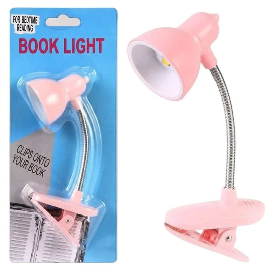 Mini Book Light with Clip | Portable LED Reading Lamp with Eye Protection | Random Color - FashionShoqeen.com