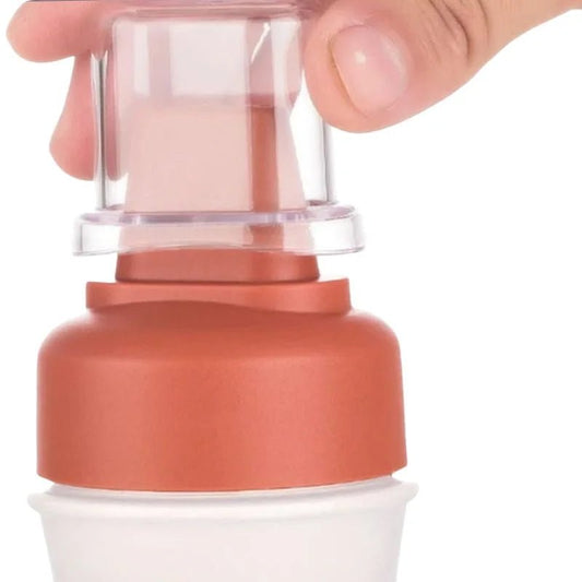 5 Hole Squeeze Sauce Bottle | Refillable Condiment Dispenser with Lid | Multipurpose Ketchup & Hot Sauce Bottle for Kitchen | Black Cap - FashionShoqeen.com