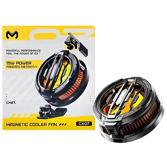 MEMO CX07 Mobile Cooling Fan 15W | Semiconductor Phone Cooler for Gaming | Magnetic Mobile Radiator for Android & iPhone - FashionShoqeen.com