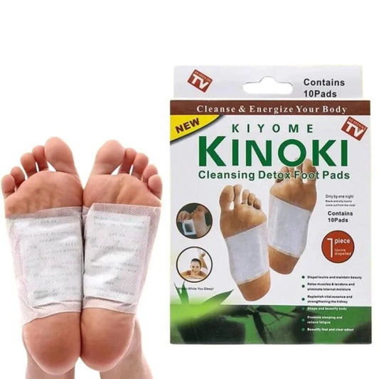 Kinoki Detox Foot Pads | Natural Cleansing Foot Patches for Stress Relief & Better Sleep - FashionShoqeen.com