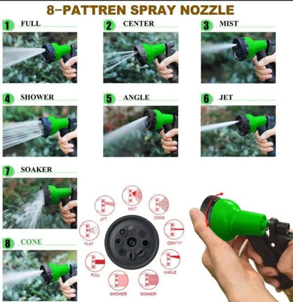 Magic Expandable Hose Pipe 100FT | Flexible, Lightweight Garden Hose with Multi-Spray Gun
