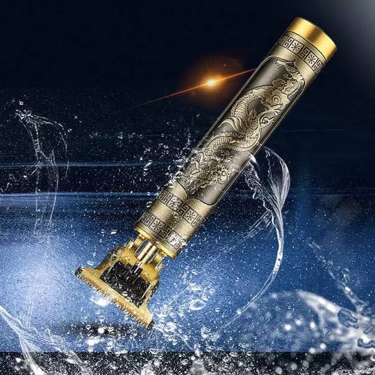 Vintage T9 Professional Hair Trimmer | Cordless T-Blade Beard & Hair Clipper | Gold - FashionShoqeen.com