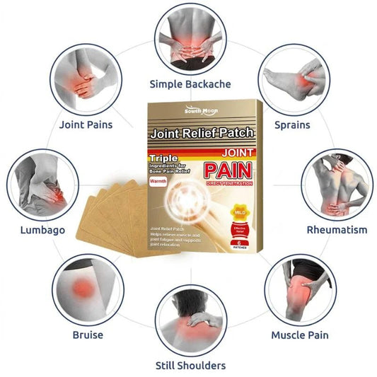 Japanese Pain Relief Patch for Joint & Muscle Care | Herbal Pain Relief Patch | Fast-Acting Warming Therapy | Breathable Adhesive Patch | Pack of 5 - FashionShoqeen.com